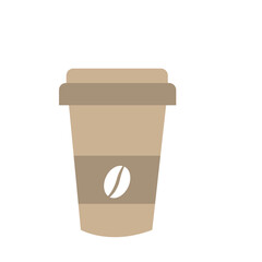 Poster - a cup of coffee logo icon