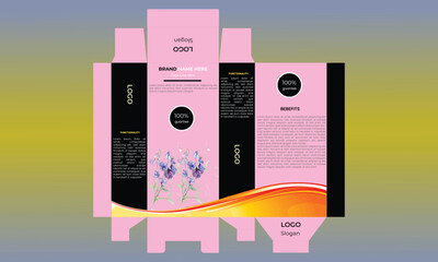 Wall Mural - 
Ready package design for milk drinks ect.Cardboard Box and Paper Tube Mockup,Vector Branding package design. chocolate package box design template