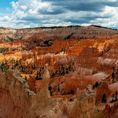 Wall Mural - Bryce Canyon rock hoodoo landscape, Bryce Canyon national park, Utah, USA.