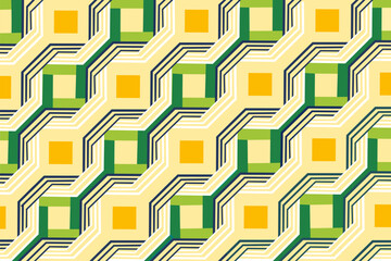 Wall Mural - geometric seamless pattern. repeating design element for printing on fabric. bright template with ab