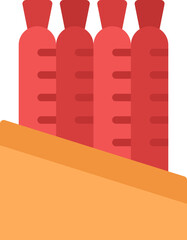 Wall Mural - sausage icon