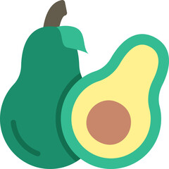 Sticker - avocado icon