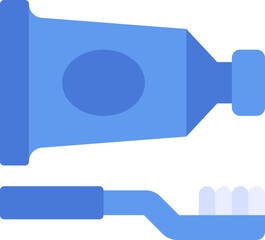 Poster - tooth brush icon