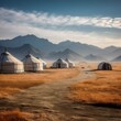 Viviendo la Tradición: Carpas yurtas en un paisaje montañoso de Mongolia, un encuentro con la cultura nómada