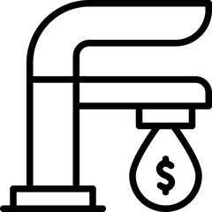 Poster - faucet icon