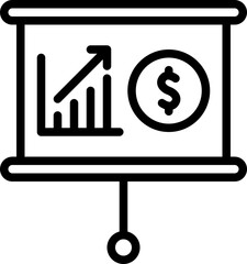 Poster - presentation board icon