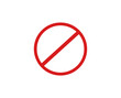© Photix Studio - forbidden sign not allowed in red png file type
