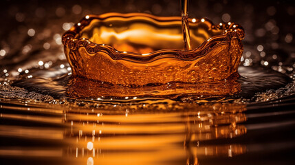 Wall Mural - Honey flowing freely