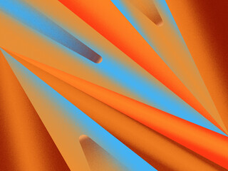 Wall Mural - Abstract background in orange and blue colors with texture