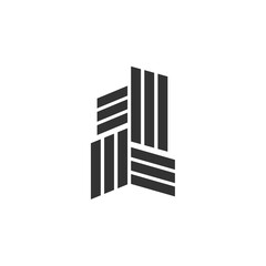 apartment logo template. Icon Illustration Brand Identity. Isolated and flat illustration. Vector graphic