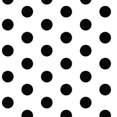 Poster - abstract geometric big polka dot decorative pattern.
