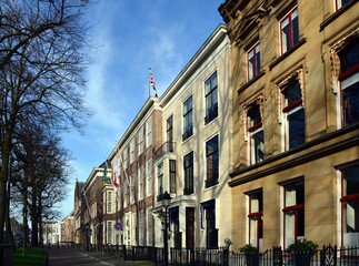 Sticker - Historical Buildings in the Old Town of The Hague, the Capital of the Netherlands