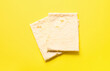 © Pixel-Shot - Fresh thin lavash on yellow background