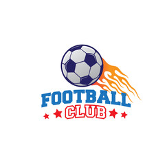 design logo sports football vector illustration