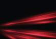 ©  Oakkharaphon Prasan - Modern abstract high-speed light motion effect on black background. vector illustration.