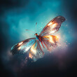 Generative AI:  beautifuly butterflies as magical fairies
