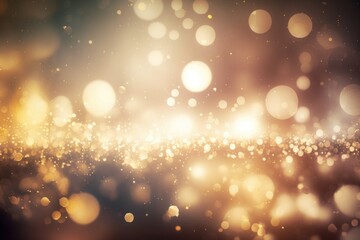 Poster - Abstract bokeh background. Christmas and New Year holidays background