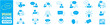 © yukipon00 - Speaking, communication, speech bubble, talking, consultation, conversation and discussion icon set.