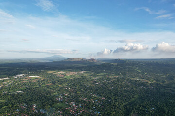 Sticker - Masaya  volcano with smoke