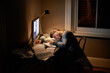© Marius Venter/peopleimages.com - Student, university and sleeping or studying late into the night on screen or fatigue on table and reading for examination. Tired, research and hard work for test paper or computer at college