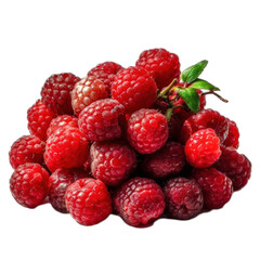 Sticker - Delicious Raspberries Isolated