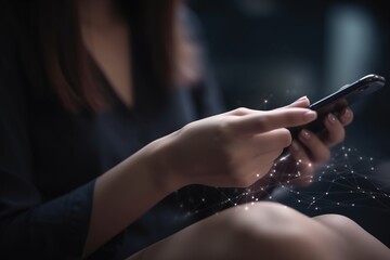 Internet, social networking connections, online communication, gadgets devices, chats, social media day, Connecting people through advanced technology, correspondence conversations. Generative AI