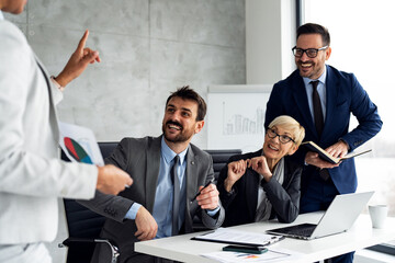 Business people on meeting at office