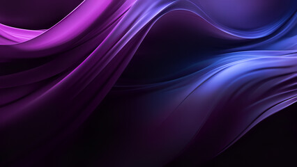 Wall Mural - Purple Silk Waves