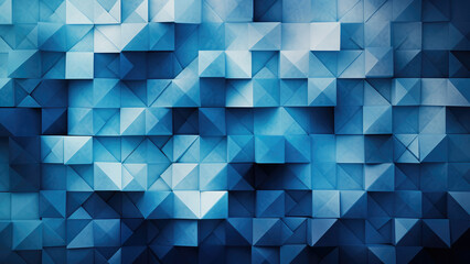 Blue Cubes Wall Background