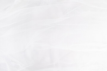 Wedding white background part of the veil with pleats. Background design for illustrations and text.