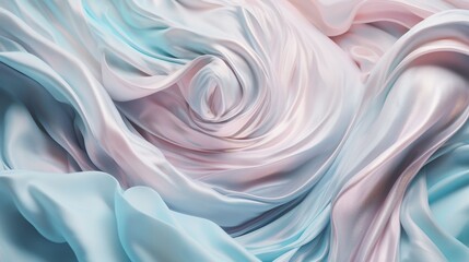 abstract background hologram in pastel shades of pink and blue. glossy liquid background generated a