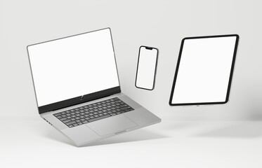 Responsive Web Design and website Mockup, Devices Mock up, Smartphone desktop tablet laptop template Mockup