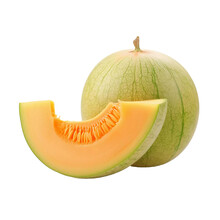 Melon Isolated On White Background