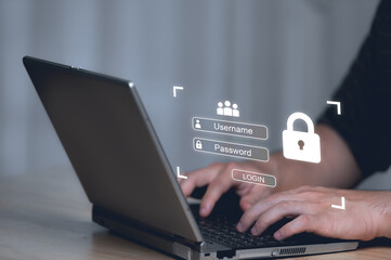cybersecurity concept,2fa authentication for log in,protech your account,use key 2 step for sign in,