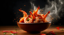 Shrimp In A Bowl
