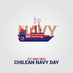 Chilean Navy Day | Navy Day | happy Navy day Vector design | Social Media design