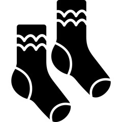 Canvas Print - Pair of Socks Icon