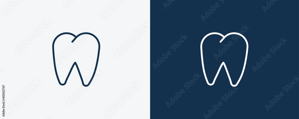 tooth icon. Outline tooth icon from medical collection. Linear vector ...