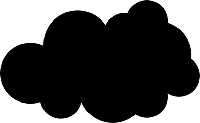Wall Mural - cloud shape design element