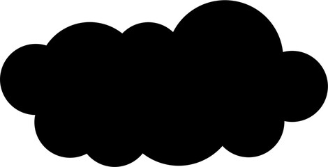 Wall Mural - cloud shape design element