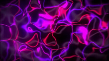 Wall Mural - Futuristic neon glowing surface. Abstract motion background