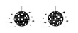 © Evgeny - Disco ball vector icons set. Disco ball shining stars symbol. Disco light graphic design template logo