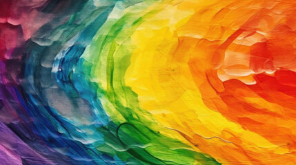 Wall Mural - lgbt pride colors wallpaper watercolor. Generative AI