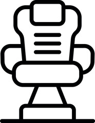 Poster - Comfortable chair icon outline vector. Gaming room. Computer work