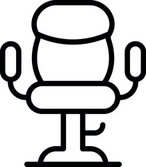 Poster - Console gamer icon outline vector. Gaming room. Home work