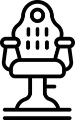 Poster - New gamer chair icon outline vector. Gamer furniture. Modern studio