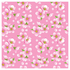 Sticker - Floral seamless texture for design