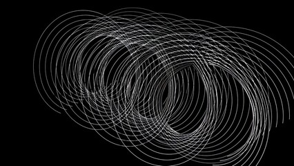 Aufkleber - Spirals of white lines