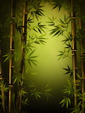 Fototapeta Sypialnia - bamboo forest background. Generative AI. 