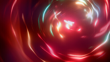 Poster - Abstract falling light in the darkness, background with downing beams, 3d rendering backdrop